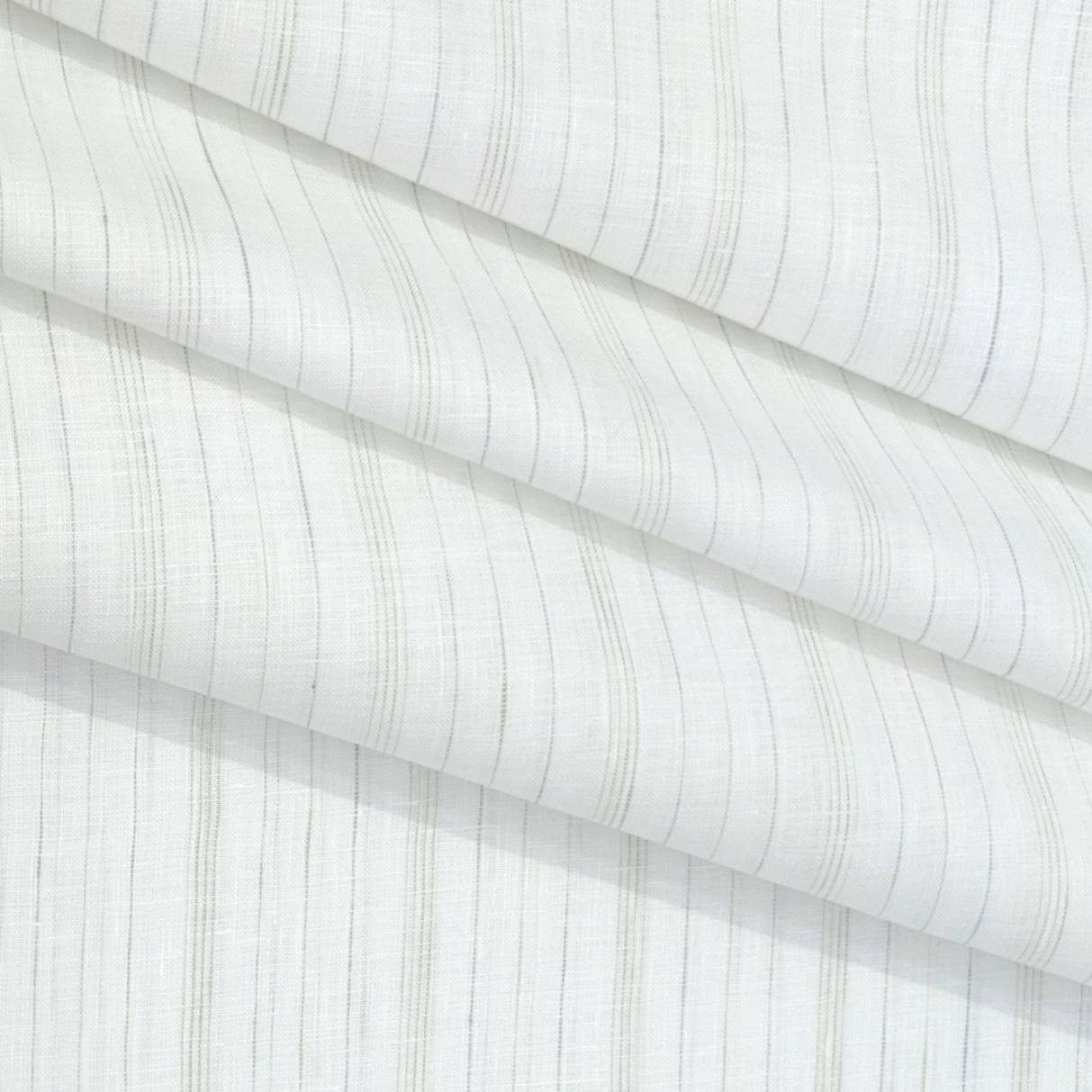 Shirt Fabric Linen Club Pure Linen Lining Colour Light Brown N White